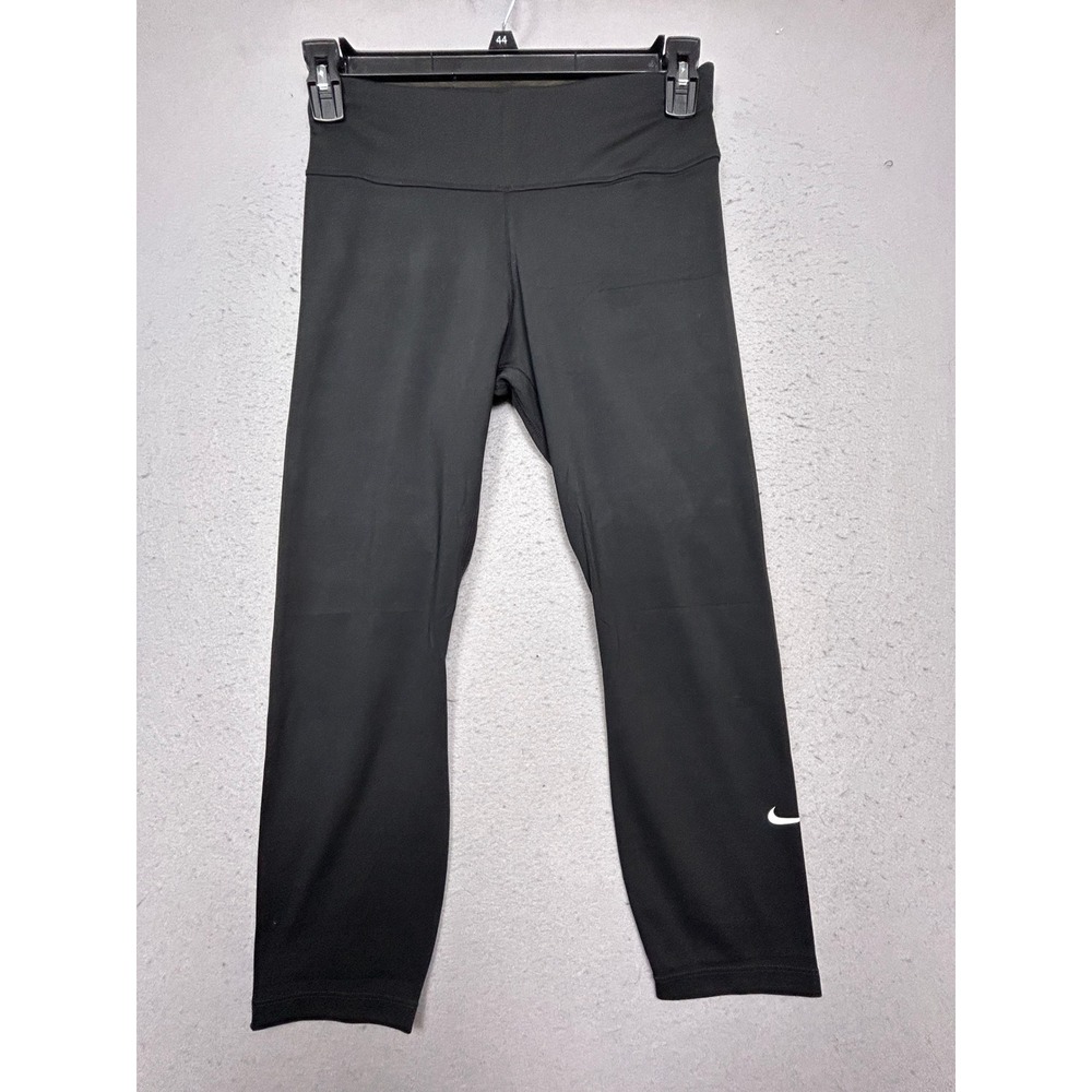 Nike Dri-FIT Leggings Polyester Spandex Black Medium Womens